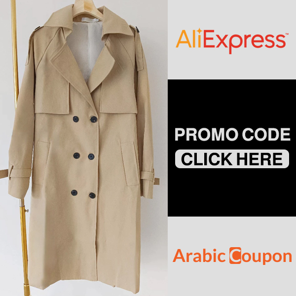 Trendy Long Trench Coat for Women from Aliexpress