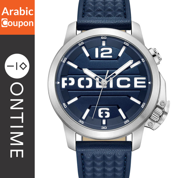Police Blue watch for men _ pewjd0021702