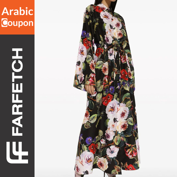 Dolce & Gabbana silk floral print dress