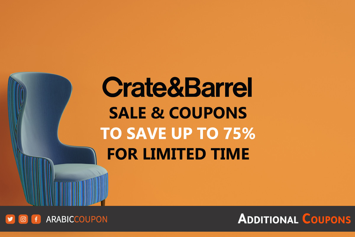 Take advantage of Crate & Barrel coupons and offers 2024